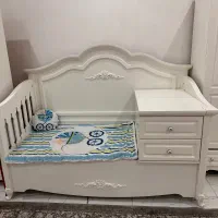 سرویس خواب کودک نوجوان شو در حد نو مناسب سیسمونی|تخت و صندلی بچه|نسیم‌شهر, |دیوار