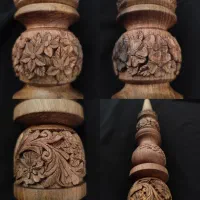 تنه قلیان چوبی