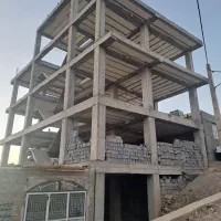 اسکلت چهار طبقه دوشان زمین های بنیاد مسکن|فروش آپارتمان|سنندج, |دیوار