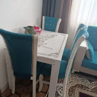 میز غذا خوری ۴نفره|میز و صندلی غذاخوری|زنجان, |دیوار