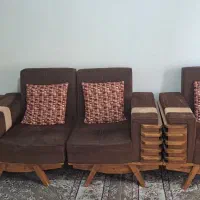فروش مبل دست دوم راحتی ال|مبلمان خانگی و میز عسلی|تهران, شهید فکوری|دیوار