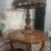 آباژورچوبی باپایه|چراغ خواب و آباژور|رشت, یخسازی|دیوار