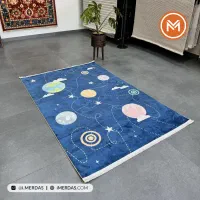 فرش کودک رنگ کاربنی با ۳۰ درصد تخفیف ویژه با اقساط