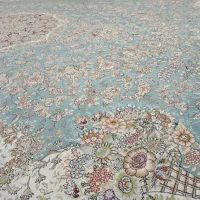 فرش آبی روشن ۱۲۰۰ شانه سالم|فرش|مشهد, شهید شهریاری|دیوار