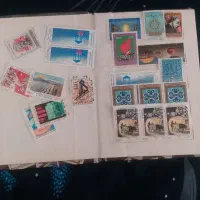 یک آلبوم تمبر کلکسیونی وقدیمی ویک اسکناس ۲۰ ریالی|کلکسیون سکه، تمبر، اسکناس|ایلام, |دیوار