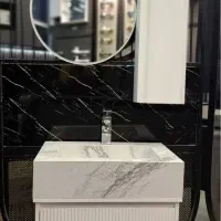 روشویی سرامیکی کمد ضد آب و آینه