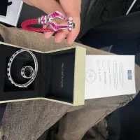 ست نقره ونکلیف و امگا