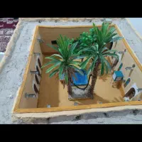 ماکت خانه قدیمی و چراغ نفتی|مجسمه، تندیس، ماکت|بندرعباس, |دیوار