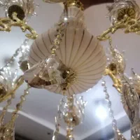 لوستر برنز و سرامیک ۱۲شعله