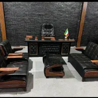 میز مدیریت ۳ قاب صندلی اداری چستر مبلمان دفتر کار