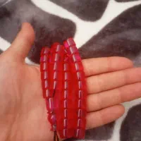 تسبیح سندالوس صورتی کهنه