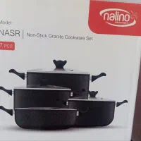 سرویس قابلمه 7 پارچه و تابه چدن