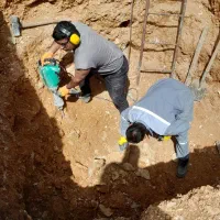 حفرچاه وگود برداری ،انجام کارهای دریلی وتخریب