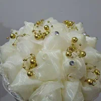 دسته گل عروس|گل مصنوعی|جلین, |دیوار