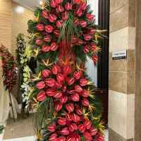 کد650 (تسویه بعداز تحویل) تاج دسته گل ختم افتتاحیه|گل و گیاه طبیعی|تهران, شهرک محلاتی|دیوار