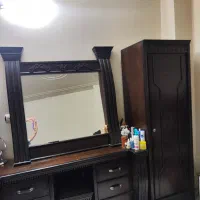 کمد و آیینه|مبلمان خانگی و میز عسلی|اصفهان, خلیل آباد|دیوار