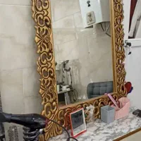 آیینه کنسول آرایشگاه زنانه|مبلمان خانگی و میز عسلی|بروجرد, |دیوار