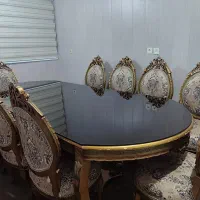 میز نهار خوری ۸ نفره|میز و صندلی غذاخوری|اهواز, زیتون کارگری|دیوار