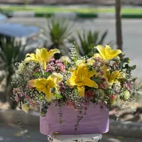 دسته‌گل‌باکس‌گل‌گلدست‌عروس‌ماشین‌عروس‌پایه‌گل