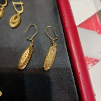 گشواره طلای بدون اجرت فقط۳و۴درصد زرگری وفائی|بدلیجات|تبریز, |دیوار