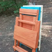 میزوصندلی تاشو|صندلی و نیمکت|ساری, |دیوار