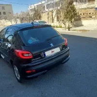 ۲۰۷ مشکی سقف پاناروما|خودرو سواری و وانت|فردیس, شهرک ناز|دیوار