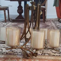 لوستر ۸ شاخه برنز