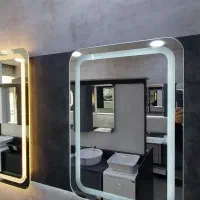 آیینه تاچدار /دفرمه/فریم استیل|لوازم سرویس بهداشتی|تهران, خلیج فارس|دیوار