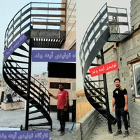 تولید پله دوبلکسی پیچ فلزی صاف گردون آهنی گرد|مصالح و تجهیزات ساختمان|تهران, شهرک ابوذر|دیوار