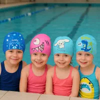 کلاه شنا سیلیکونی بچه گانه