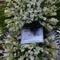 تاج گل ترحیم،  افتتاحیه ،  تزیین ماشین عروس|گل و گیاه طبیعی|رباط‌کریم, رباط‌کریم|دیوار