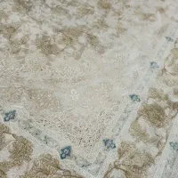 جفت ۱۲ متری ۱۲۰۰ شانه تمام نخ گل برجسته نو|فرش|ساوه, |دیوار