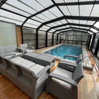 ویلا استخردار دوبلکس همراه وسایل تفریحی سه خواب