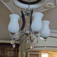 ۳ عدد لوستر کاملا سالم در حد نو همه با هم