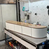 میز TV منحنی تمام هایگلاس