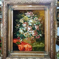 انواع تابلو فرش دستبافت گل مناسب کادو/نقدی واقساطی|تابلو فرش|تهران, لویزان|دیوار