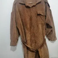 مانتو مخمل کبریتی