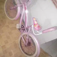 دوچرخه دخترانه تابلو مس و برنج و ساعت برنجی