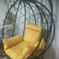 تاب ریلکسی فلزی مشکی پارچهای در حد نو