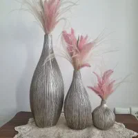 گلدان و گل خشک تزئینی