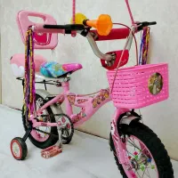 دوچرخه ۱۲ صورتی خوشگل ۲عددبا تایر درحدنو|دوچرخه، اسکیت، اسکوتر|تبریز, |دیوار