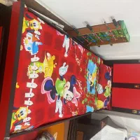 تخت و کمد و پرده