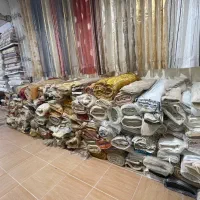 حراج پارچه پرده ای فقط از۷۰تا۲۵۰بشتابید|پرده، رانر، رومیزی|جیرفت, |دیوار