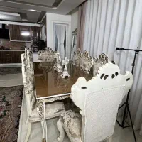 مبل سلطنتی با میز ناهار خوری|مبلمان خانگی و میز عسلی|بجنورد, |دیوار