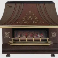 فروش انواع شیشه بخاری و گچ شومینه|بخاری، هیتر، شومینه|دهدشت, |دیوار