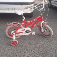 دوچرخه صورتی دخترانه سایز۱۲|دوچرخه، اسکیت، اسکوتر|فردیس, منظریه|دیوار