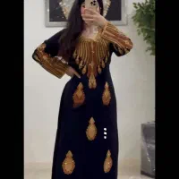 پیراهن بلند خوش طرح نگین کاری شده|لباس|اهواز, کمپلو جنوبی|دیوار