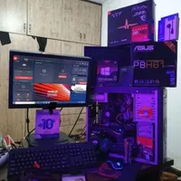 کیس کامپیوتر گیمینگi5رم16گرافیک8بهمراه مانیتور ssd|رایانه رومیزی|اصفهان, احمدآباد|دیوار