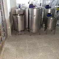 دیگ مخزن استیل میکسر پاتیل پخت شیر پز گرم داغ کن