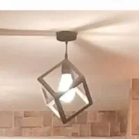 دیوار کوب چوبی فلزی ادیسونی کافه ای فانتزی|لوستر و چراغ آویز|قم, دورشهر|دیوار